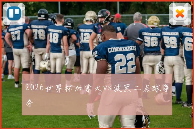 2026世界杯加拿大vs波黑二点球争夺